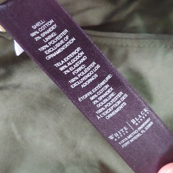 WHITE HOUSE BLACK MARKET SAGE GREEN PENCIL SKIRT - Picture 6 of 9